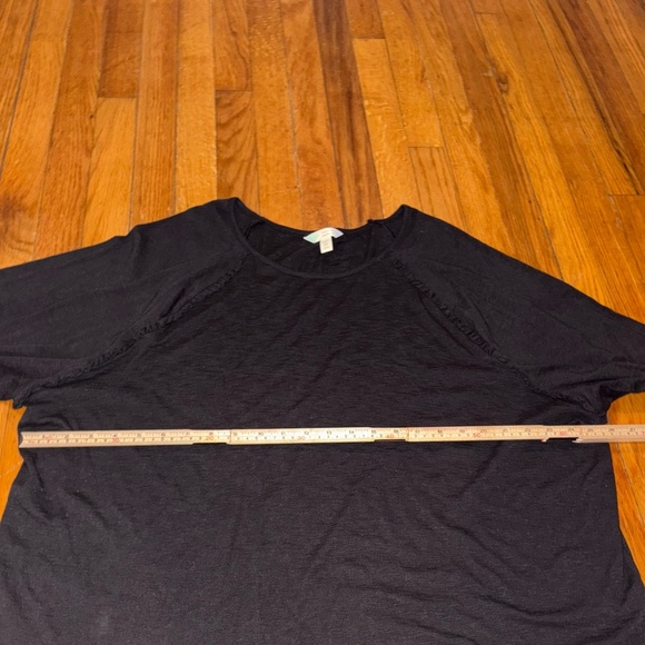 Lauren Conrad Black Long Sleeve Top - Picture 5 of 7